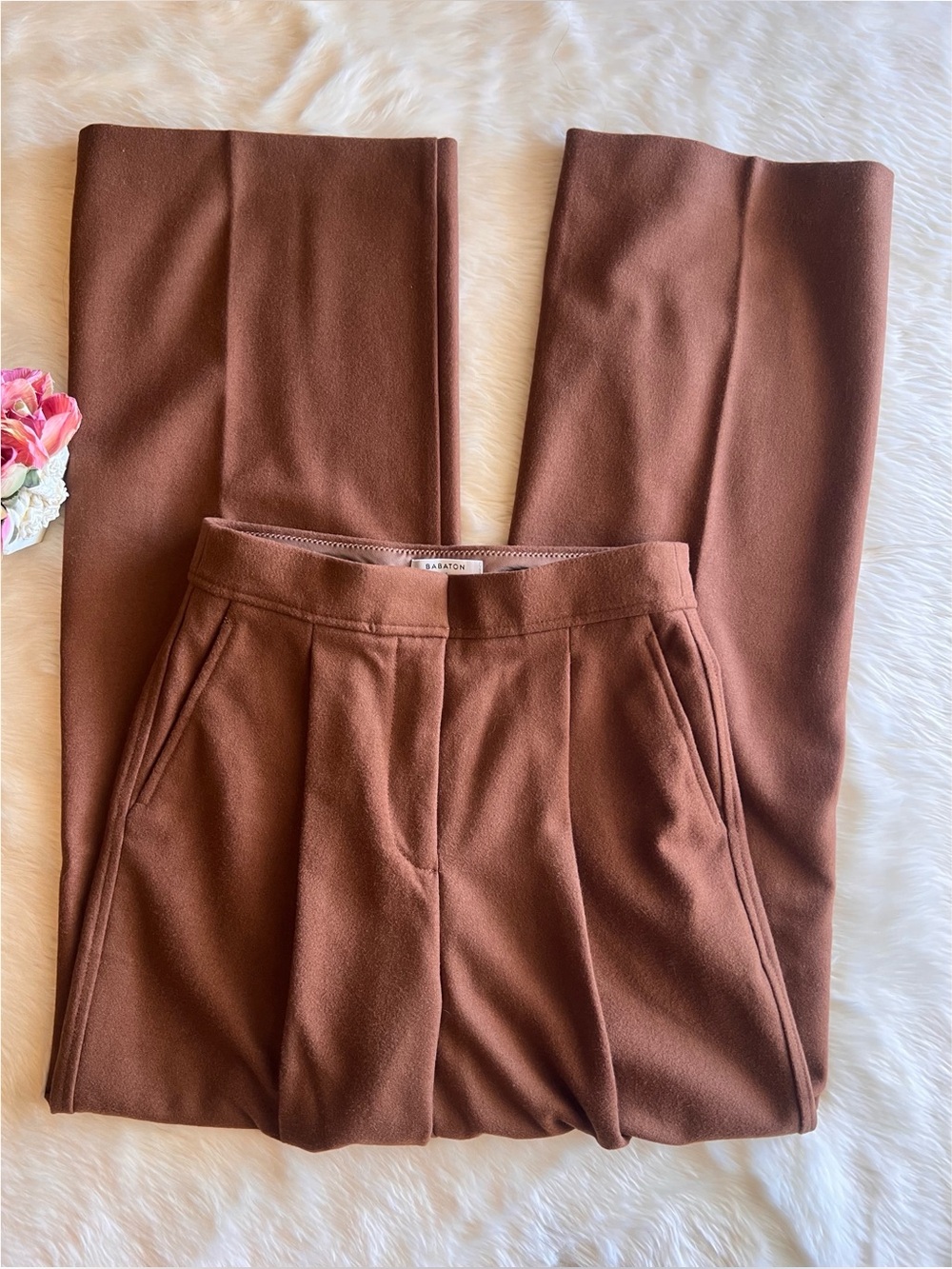 Babaton Aritzia Wool Blend Trousers